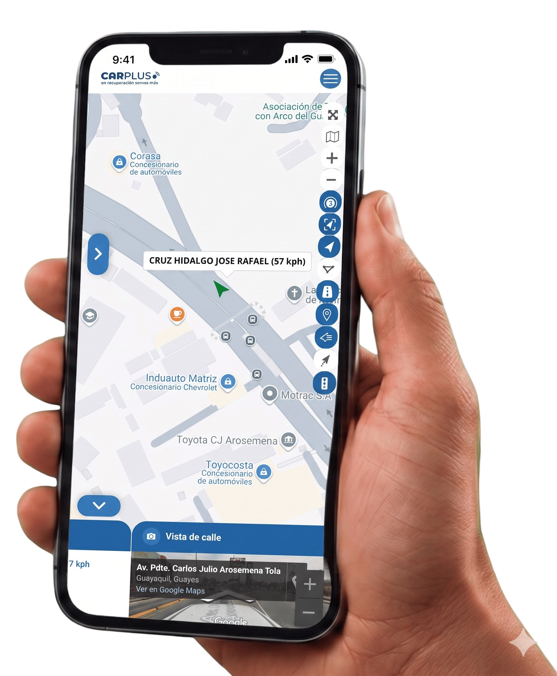 Aplicación móvil de rastreo GPS